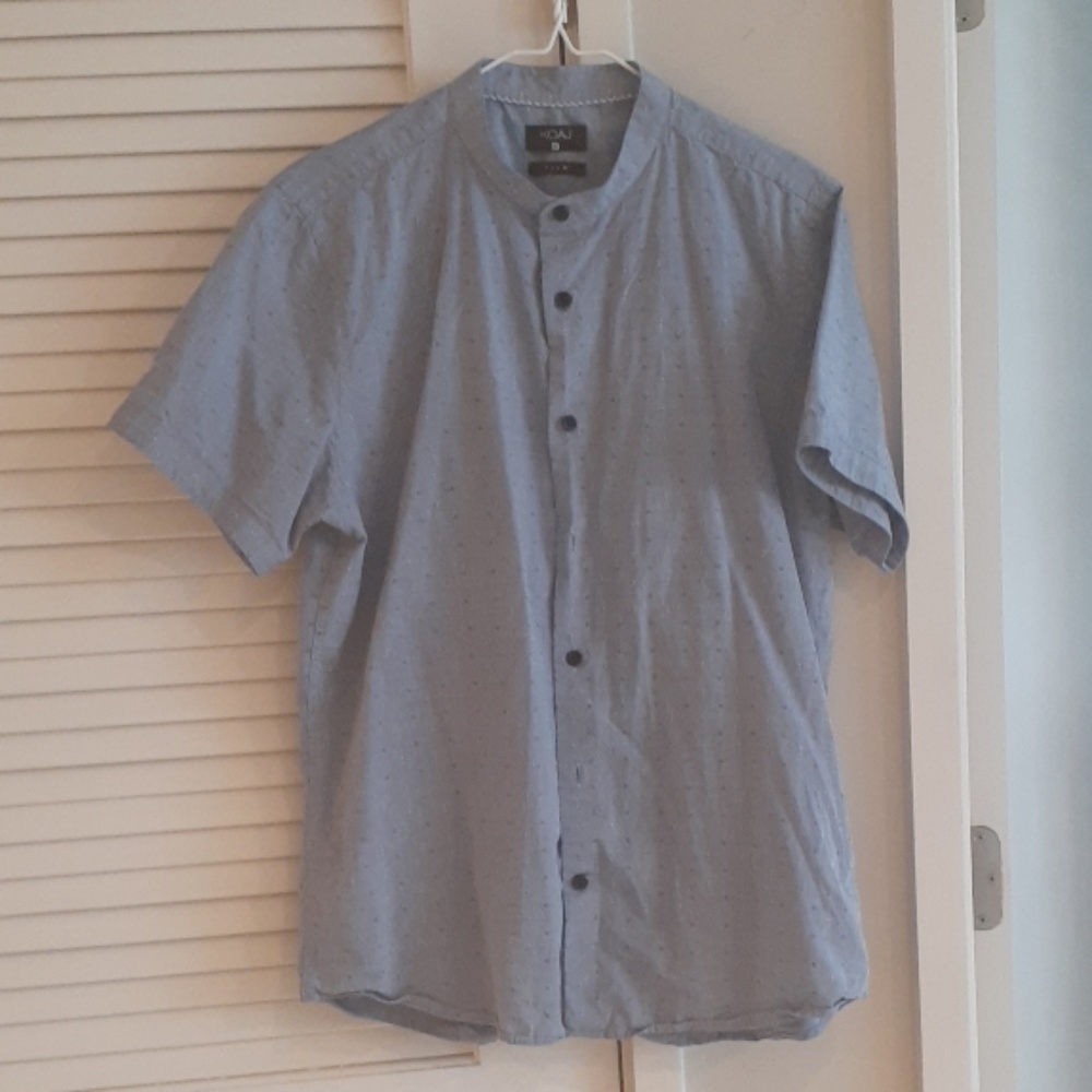Mens Blue Dress Shirt